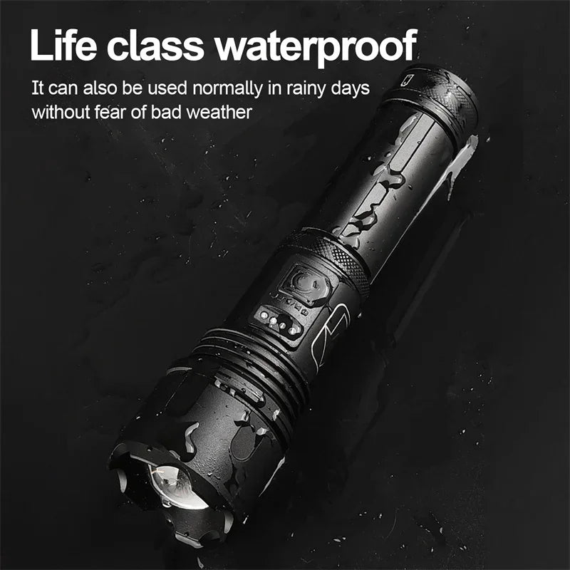 ESMARTER XHP130 1200LM Rechargeable LED Tactical Flashlight