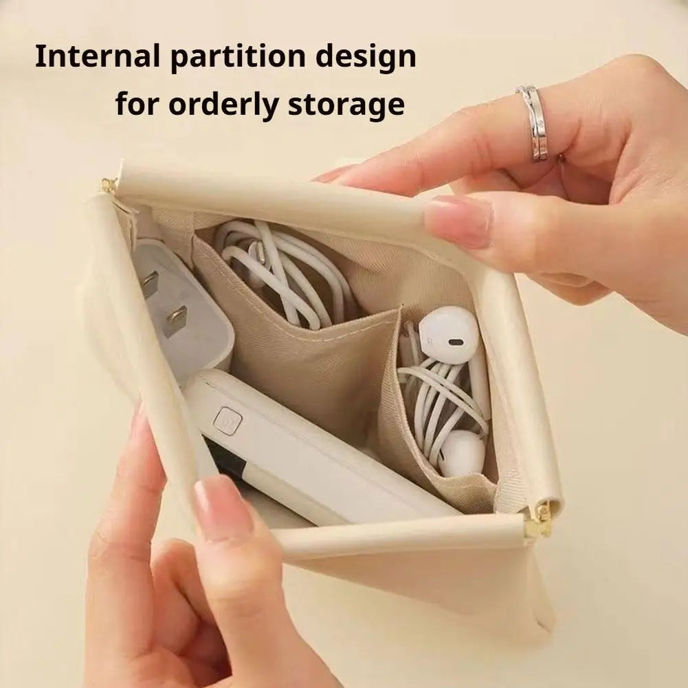 Waterproof Foldable Cosmetic Case - 11-13cm Multi-Layer Organizer for Lipstick & Makeup, Portable for Travel (White/Black/Purple Zpaxo