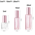 5ml / 10ml / 20ml Perfume Spray Bottle Vacuum Glass Atomizer, Which Can Be Refilled With Original Liquid and Stored for Travel. Zpaxo pink B