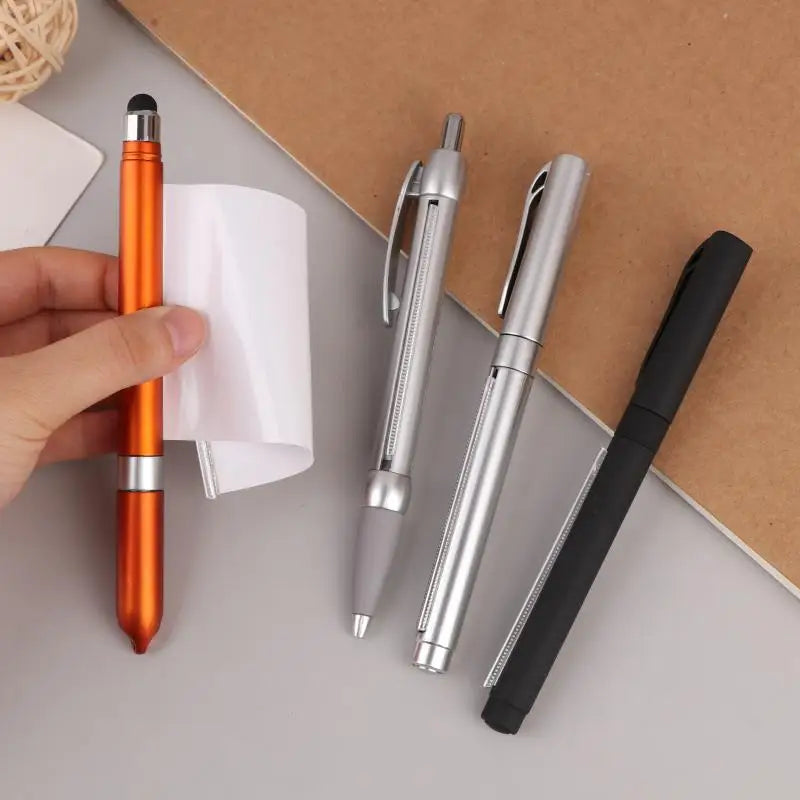 Retractable Hidden Pen with Pull-Out Paper | Portable Note Tool