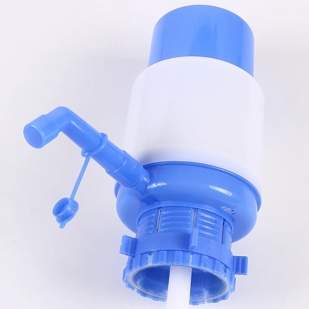 Water Bottles Pump Manual Hand Pressure Drinking Fountain Pressure Pump with Extra Short Tube and Cap Fits Most 5 Gallon Water Zpaxo