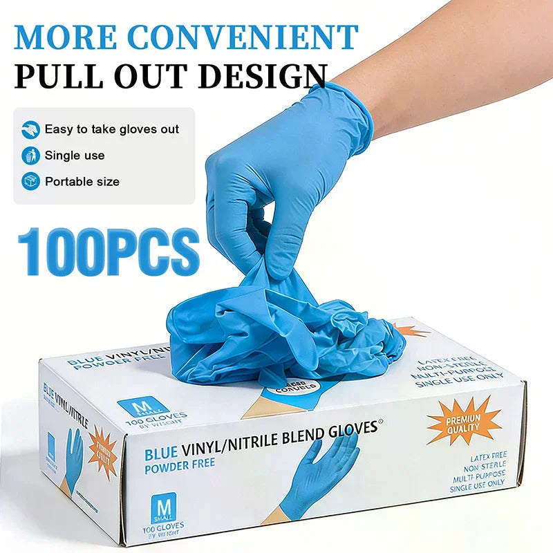 Disposable Nitrile Gloves Food Contact Thick Durable Suitable Strong Zpaxo
