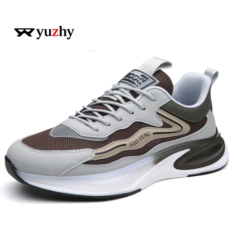 Men's Casual Sneakers Luxury Trainer Shoes Breathable Race Running