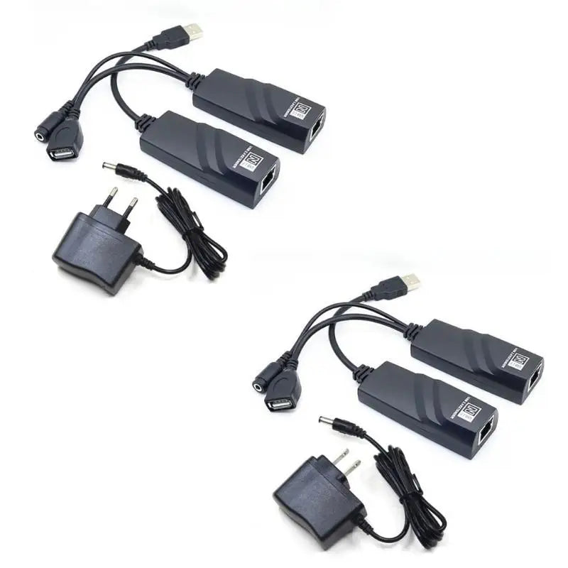 652F Remote USB2.0 to RJ45 Connection Over Cat5e/Cat6, No Power Need, Up to 328Feet Zpaxo