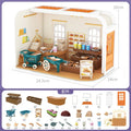 Dollhouse Miniature Furniture Living Room Bedroom Bathroom Doll House