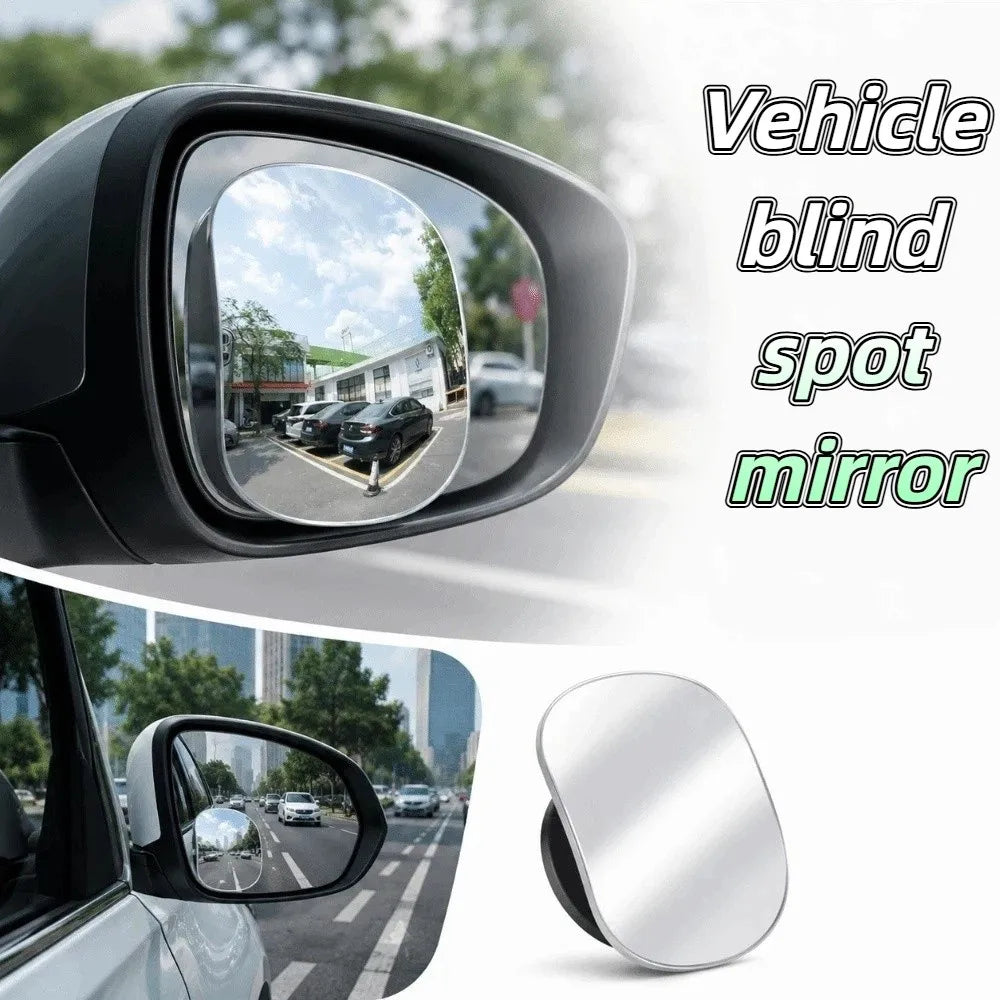 360 Rotatable Car Blind Spot Mirror HD Clear Wide Angle Convex Zpaxo