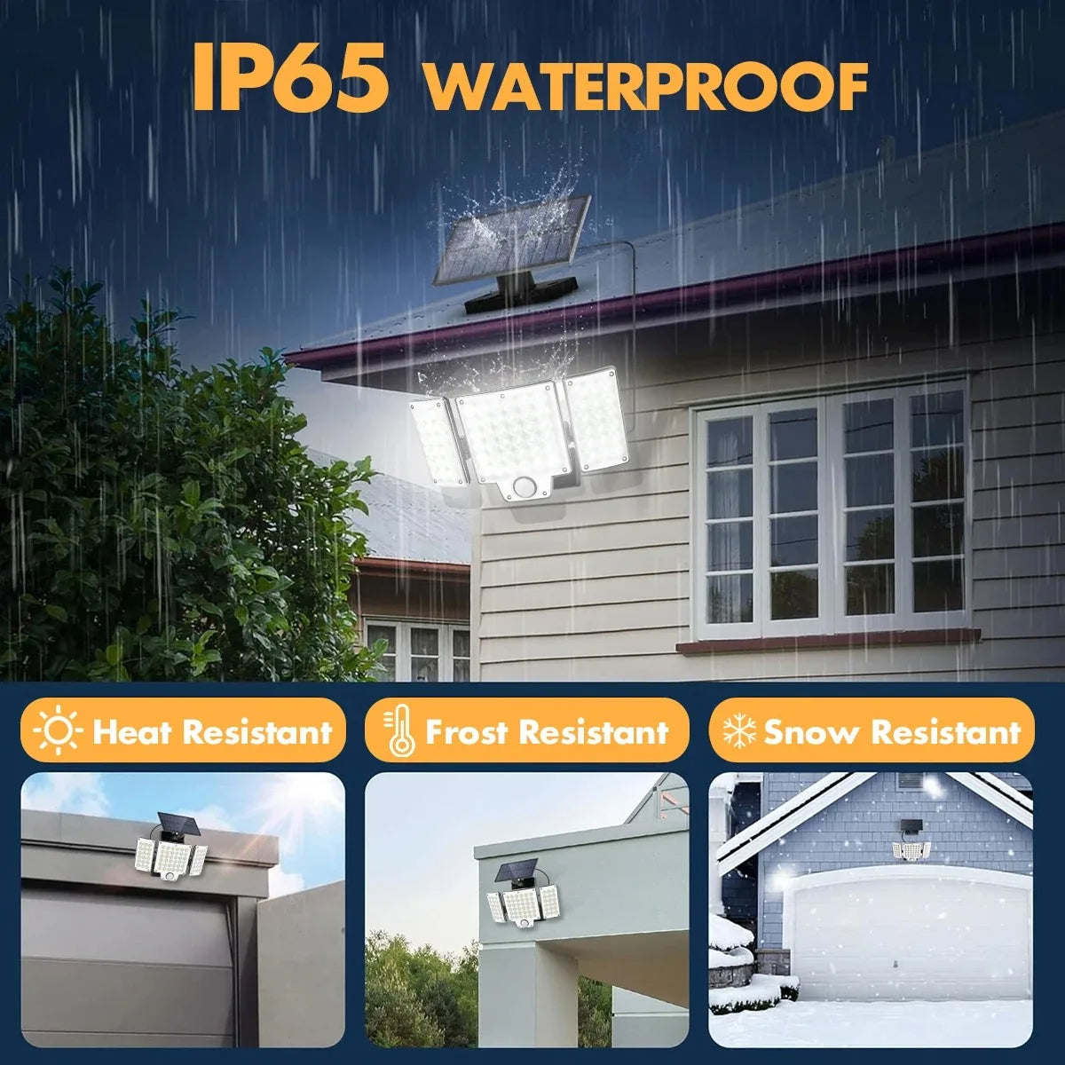 Solar LED Lights Outdoor Motion Sensor Bright Powered Security Remote Zpaxo