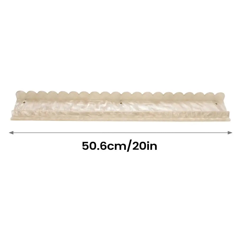 Scalloped Mahjong Racks Magnetic Anti-Slip Acrylic Scalloped Mahjong Tile Pusher And Holder For Home Game Night Party Family Zpaxo 20 inches China Mainland