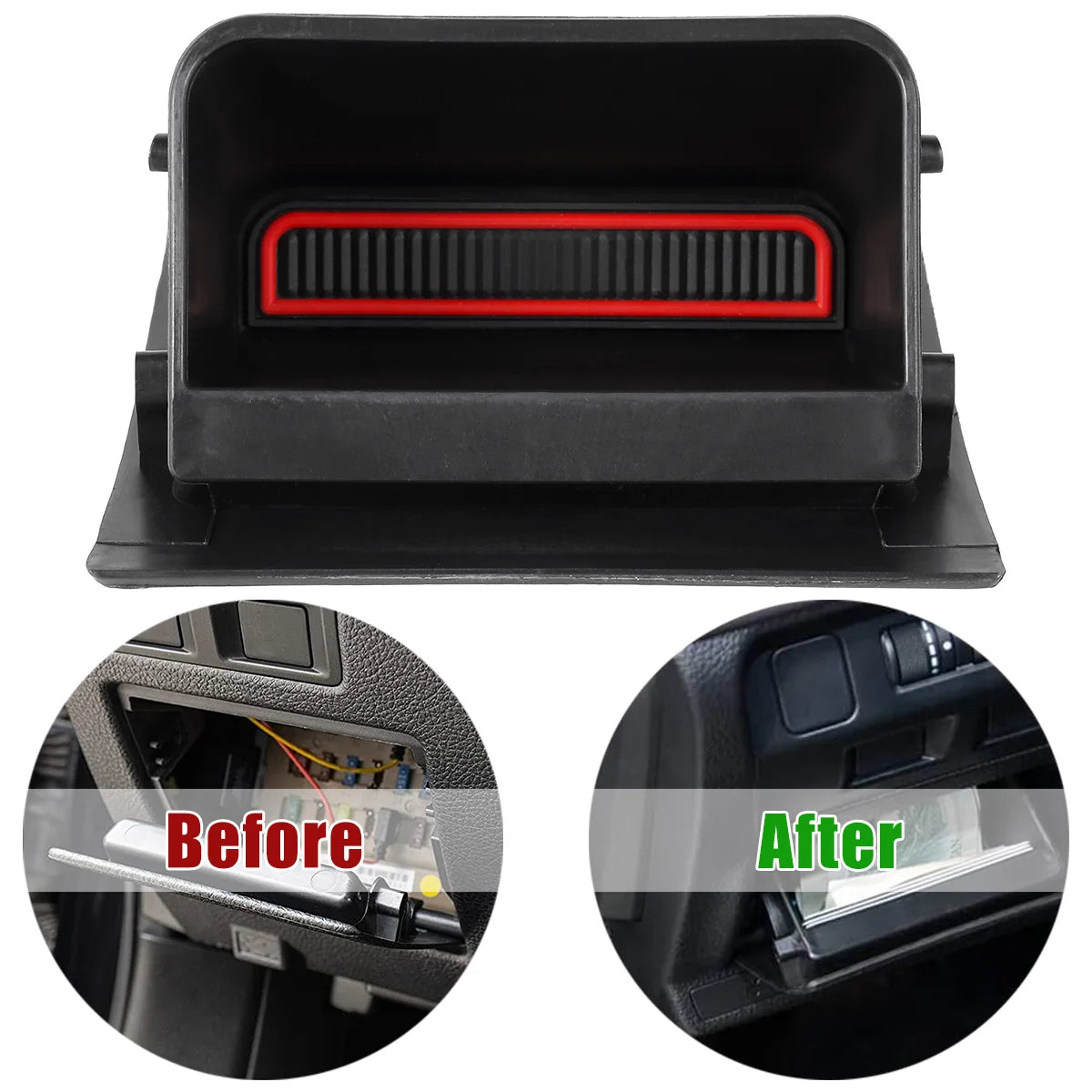 New Car Fuse Storage Tray Holder Box Card Coin For Subaru Outback Compatible with XV Crosstrek Forester Outback Legacy Impreza Zpaxo