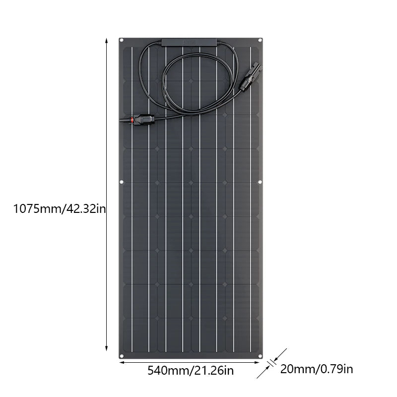 3000W Portable Solar Generator Kit with 1500W Flexible Solar Panel - High Efficiency Power Station for Camping RV Home Off-Grid Zpaxo