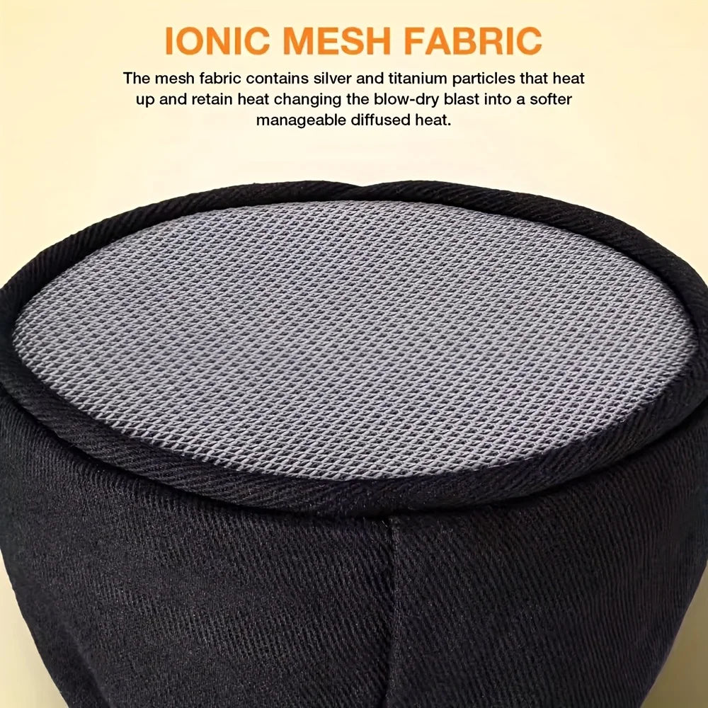 Hair Dryer Diffuser Vibration Cap Double-layer Nylon Sock Curling Zpaxo