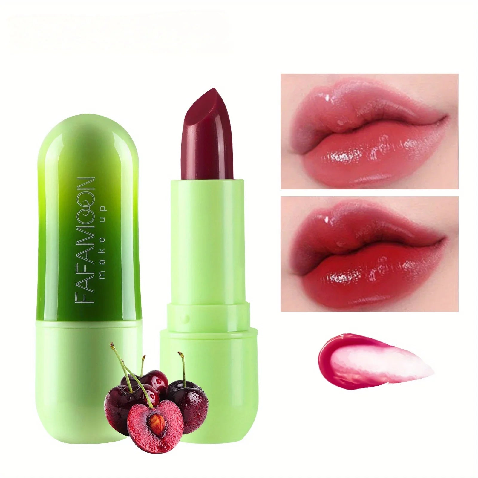 Aloe Vera Warm Color Changing Jelly Lip Care Long-lasting Non-stick Cup Lip Care Moisturizing Moisturizing Fruity Lipstick Zpaxo