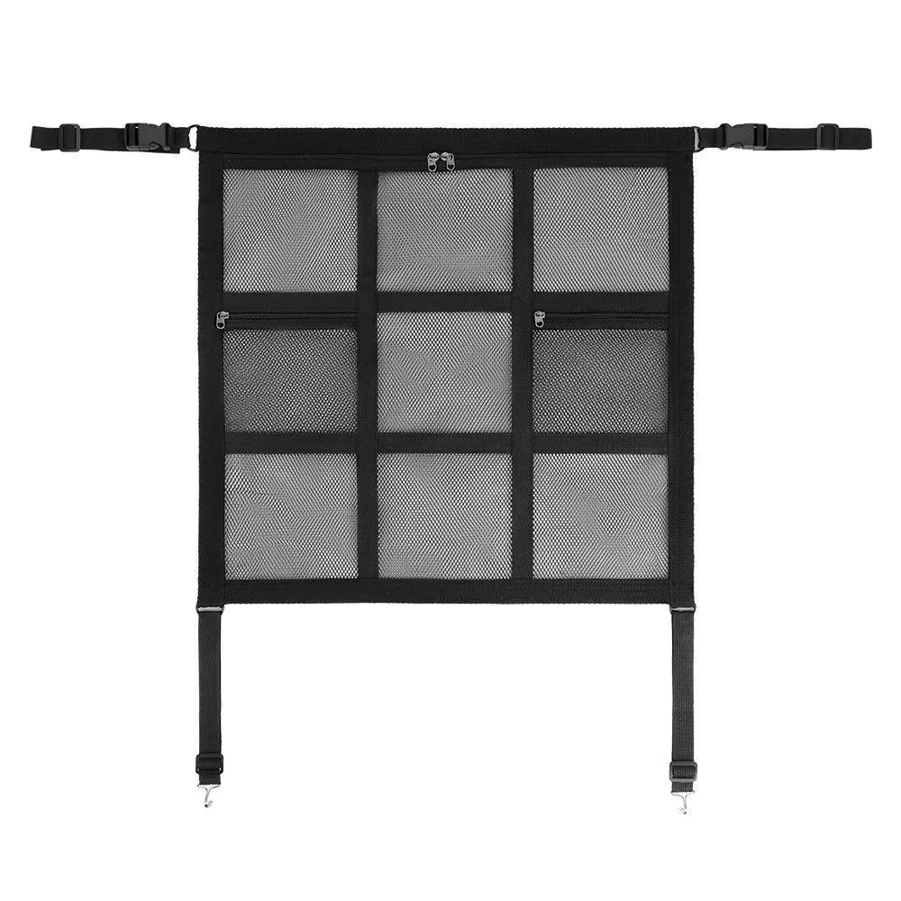 Anti Disturbance Car Storage Net Elastic Edge Sturdy Durable Car Pet Barrier Easy Installation Breathable Zpaxo
