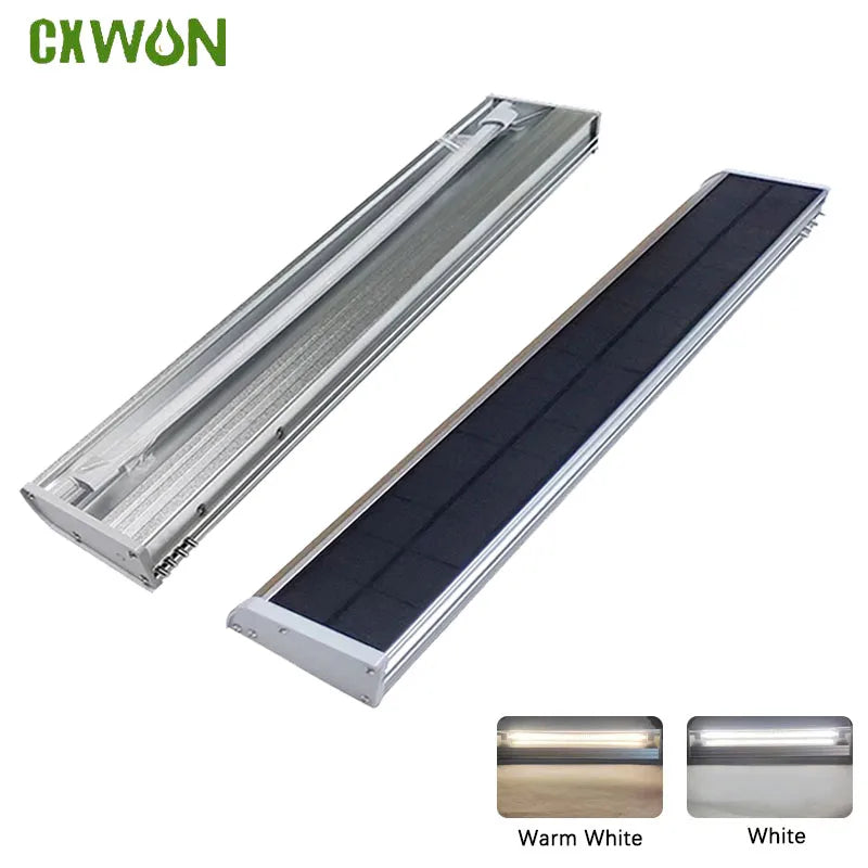 Solar LED Wall Lamp 12000mAh Waterproof Aluminum Billboard Lights Zpaxo