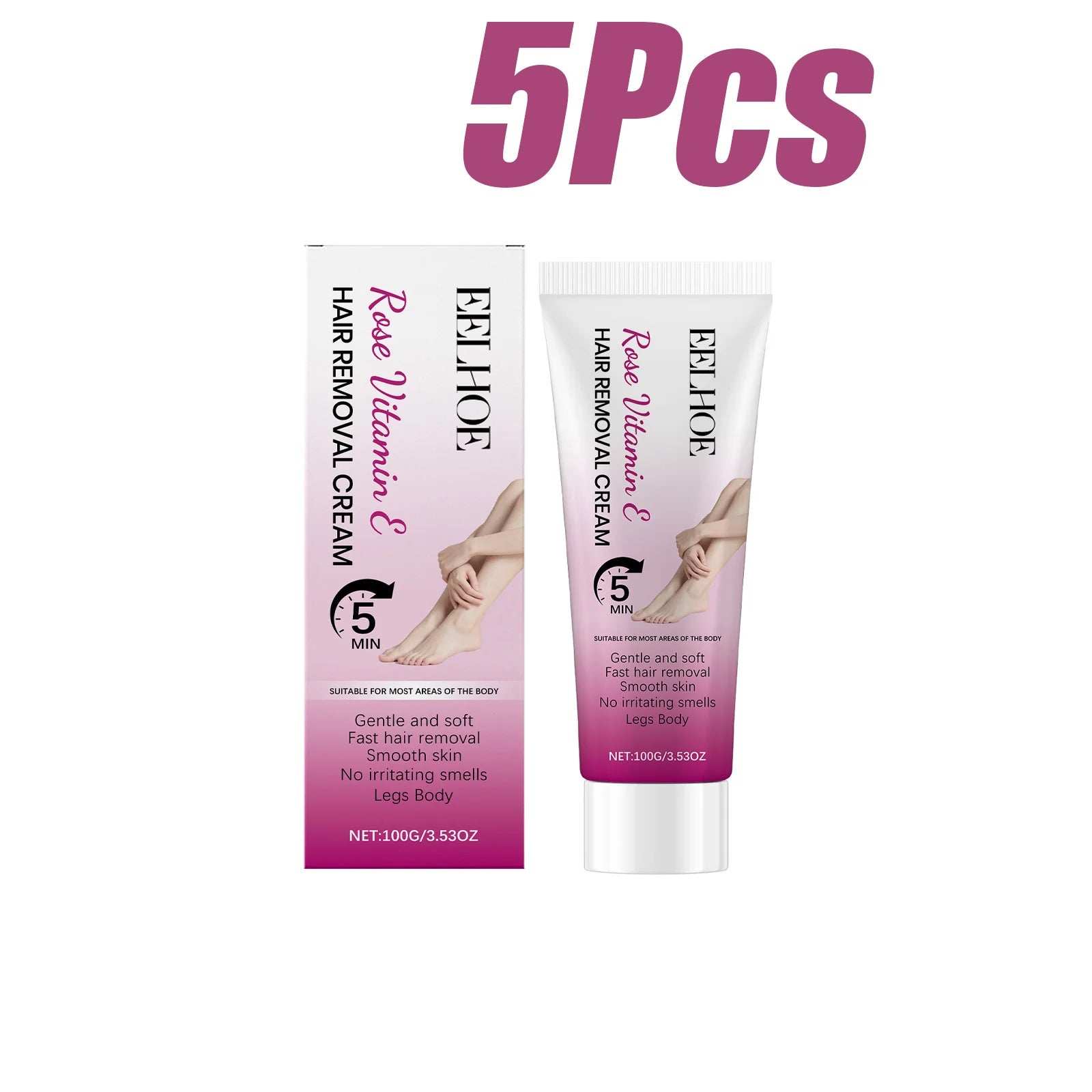 Eelhoe Gentle Hair Removal Cream – Painless Depilatory 100g Hair Removal Cream Zpaxo 500g Boxed
