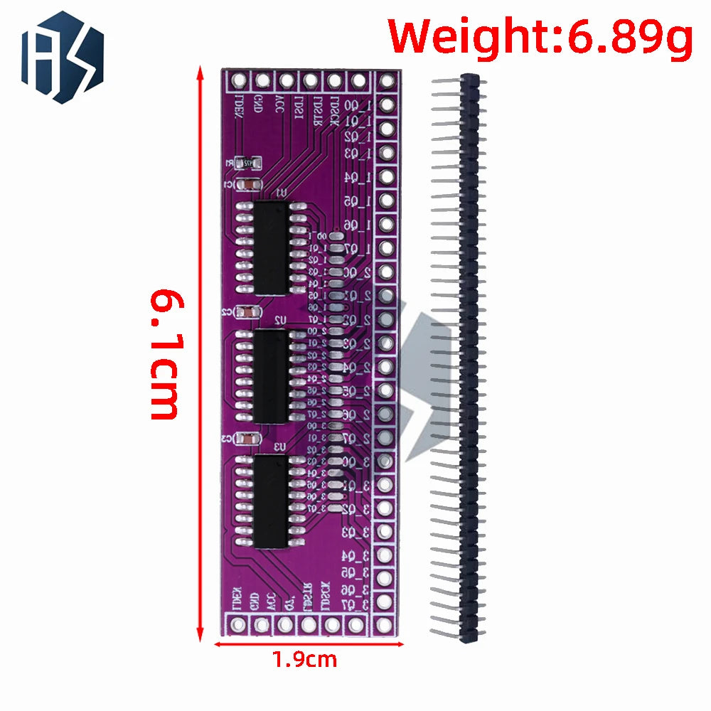 Microcontroller Serial Parallel Pin IO Expansion Module 74HC595 Zpaxo