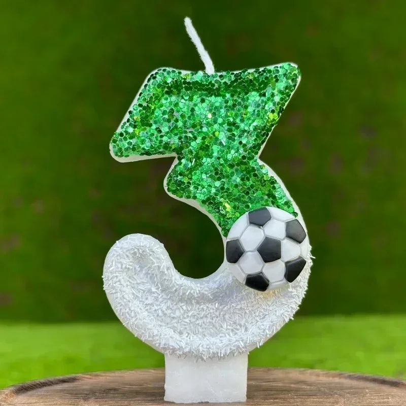 Football Number Birthday Candles – Kids Cake Party Decor Birthday Cake Candles Zpaxo 3