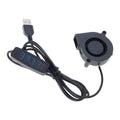5V USB Powered PC Router Fan 5015 High Airflow Cooling Fan Adjustable Speed 3500RPM for PC 3D Printer Electronics Zpaxo CN