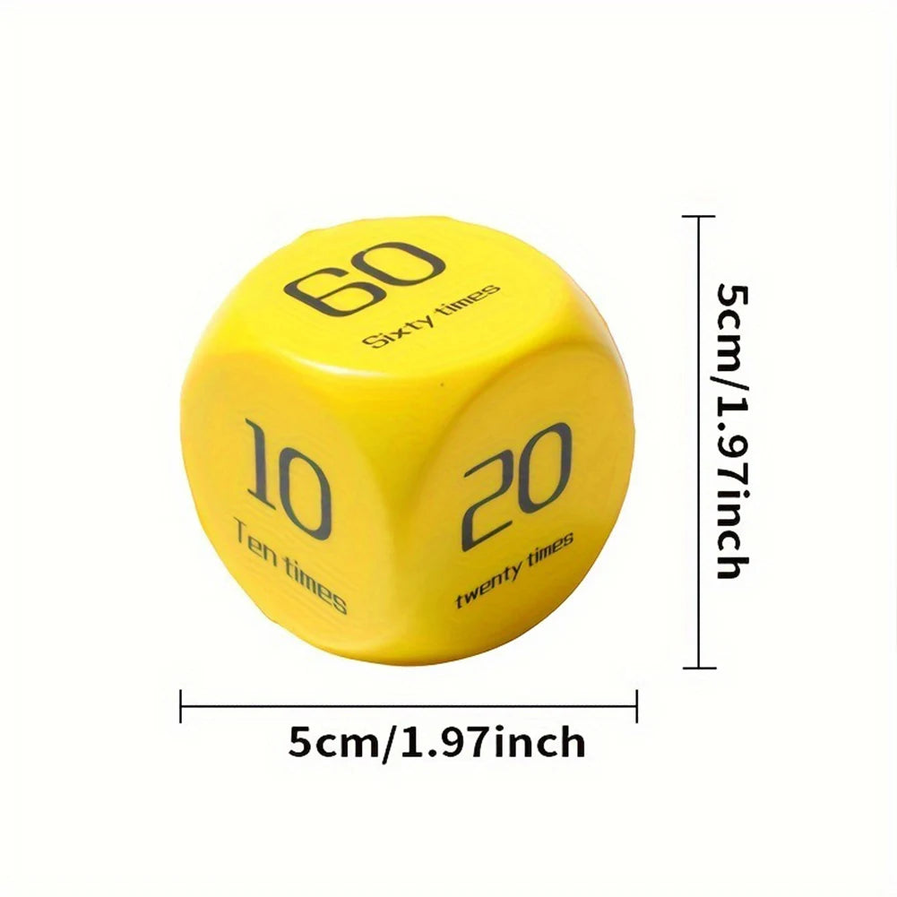 Fitness Dice Sports 6-Sided Dynamic Exercise Equipment Plank Push-up