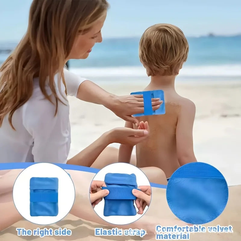 Sand Removal Beach Bags Powder Outdoor Gloves Brush