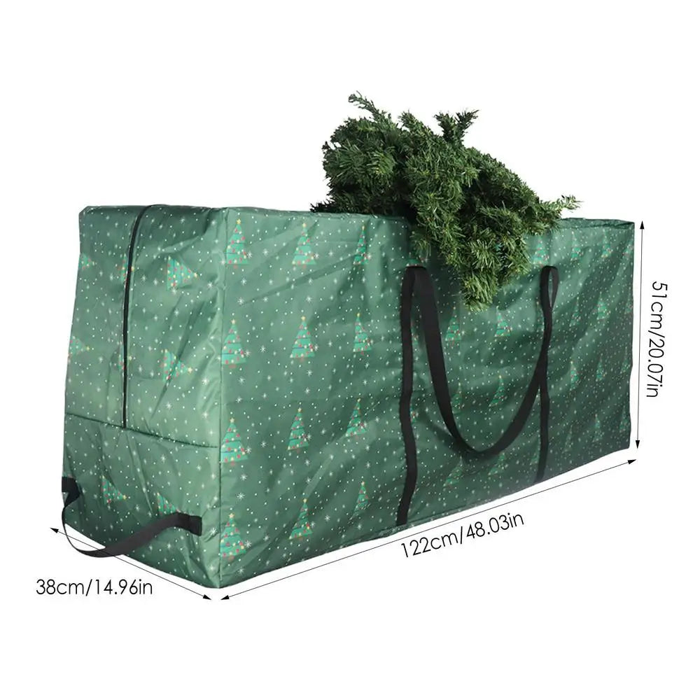 Large Christmas Tree Storage Bag Durable Waterproof 210D Oxford Fabric with 4 Handles Tree Storage Bags for Easy Carrying and Zpaxo C China Mainland