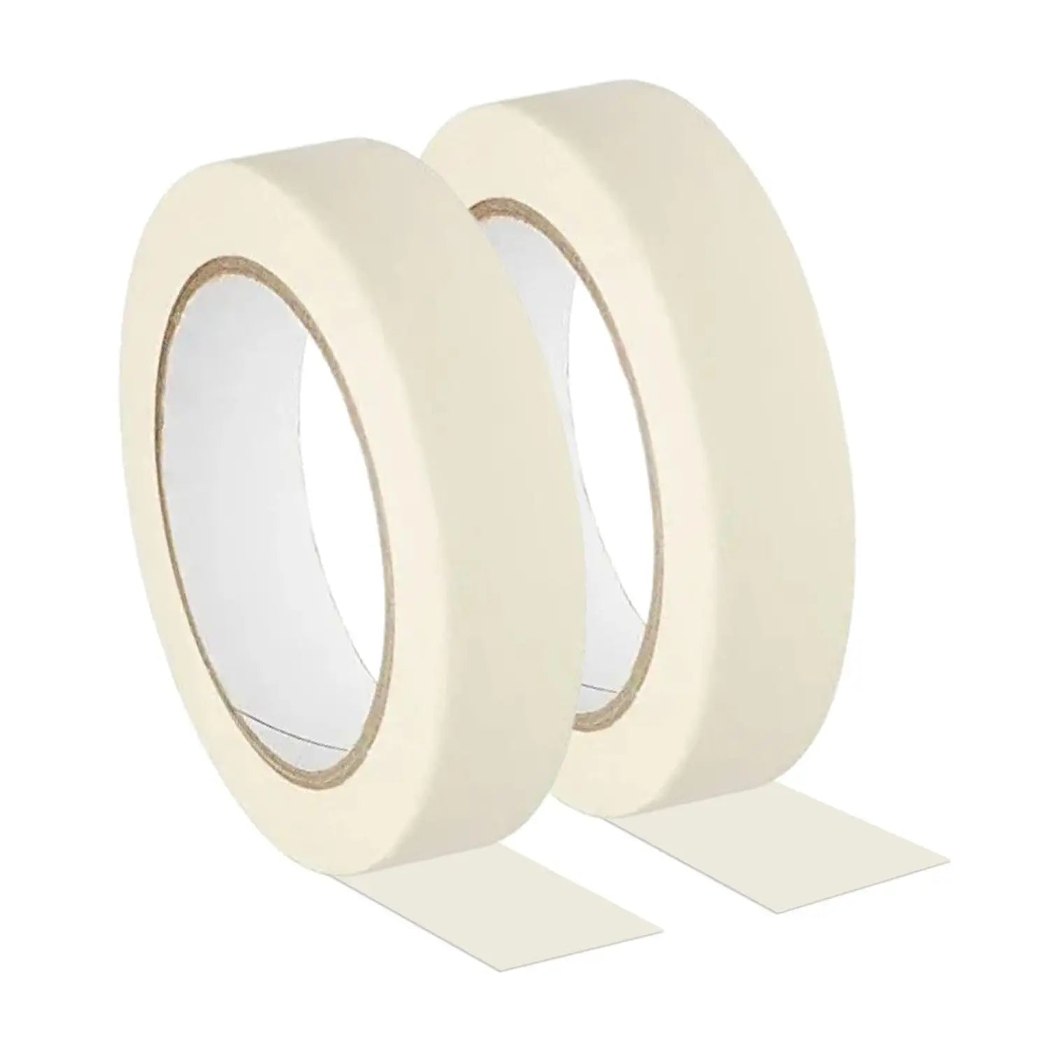 20M Colored Masking Tape Painting Painters Tape for Artist Decorators Indoor Decorating Crafts Spraying Adhesive Paint Tape Zpaxo white 2pcs
