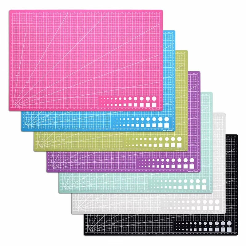 A3 Self-Healing Cutting Mat Multipurpose Craft Mat For DIY/Home/School/Quilting Non-Slip Gridded Work Surface Desktop Protector Zpaxo