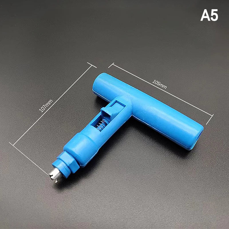 Irrigation LDPE Water Pipe Hole Puncher 8mm to 30mm Precision Punch Tool for Greenhouse and Farm Zpaxo A5