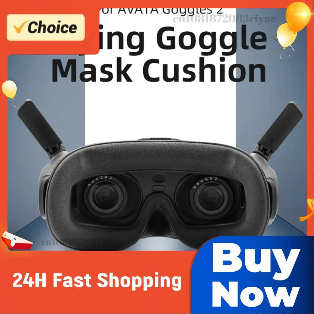 Sponge Flying Glasses Eye Pad Comfortable Eye Cushion Cover Anti-Light Leakage Face Padding Accessories for DJI AVATA Goggles 2 Zpaxo