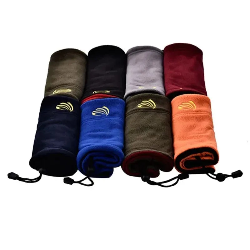Fleece Neck Gaiter Ski Scarf & Half Face Mask 2/3 Pack