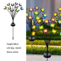 Solar Butterfly Lights Outdoor LED Firefly Light Waterproof Patio Zpaxo 10 LED-Warm White 1PCS China Mainland