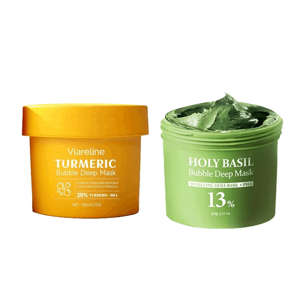 Turmeric Bubble Facial Mask – Deep Clean & Pore Minimizer Bubble Face Mask Zpaxo SET A