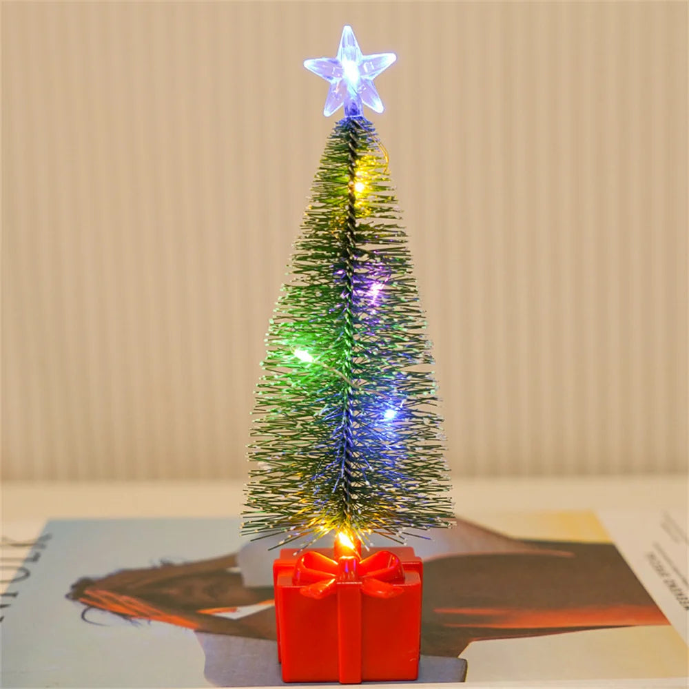 LED Multicolor Mini Christmas Tree Desk Decoration | Gift