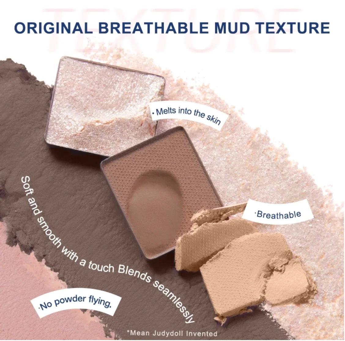 Judydoll 7-Color Palette Eyeshadow Highlight Powder Eye Long Lasting Zpaxo