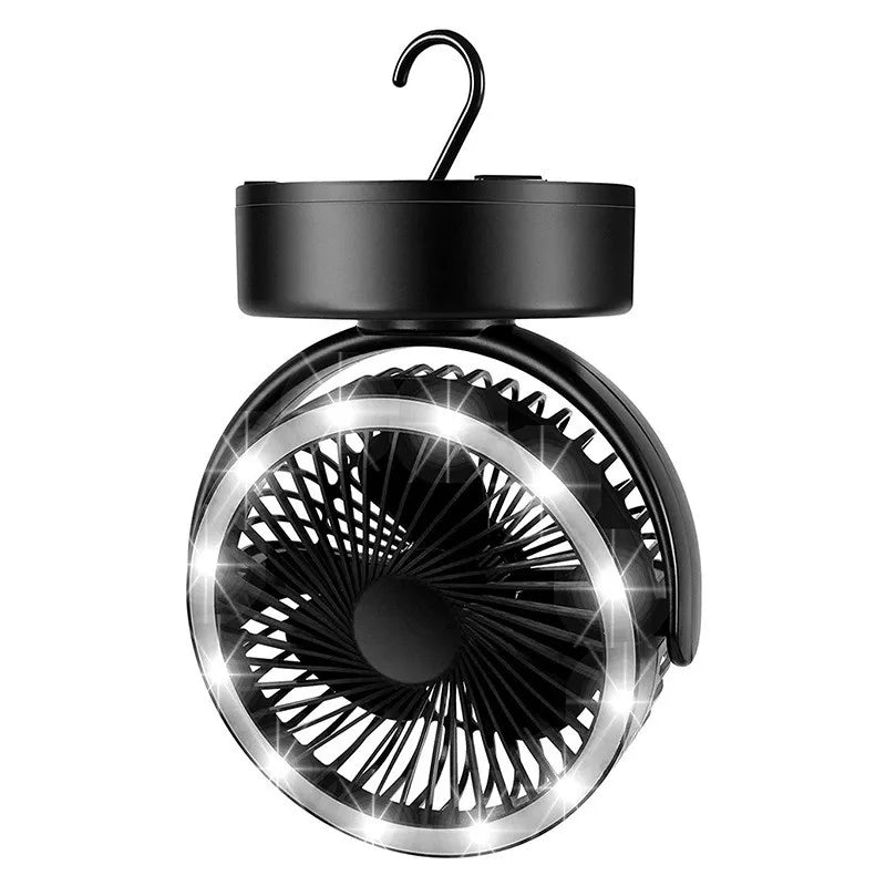 Portable Rechargeable Led Camping Lights Outdoor Fan Lighting USB Zpaxo