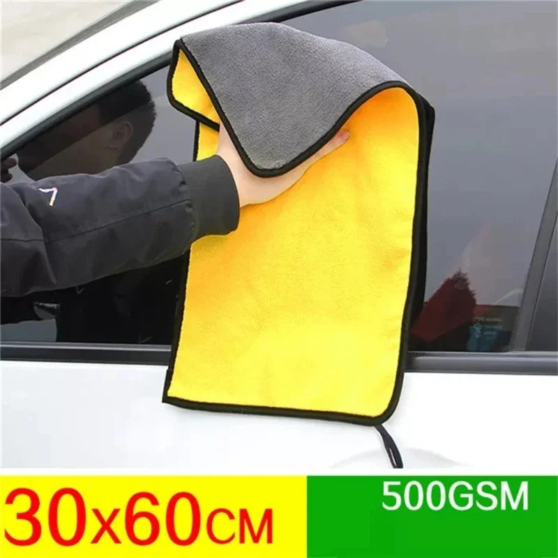 Microfiber Car Wash Towels – Absorbent Detailing Cloths Multipack