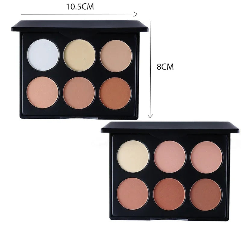 Face Highlighter Powder Palette Corrector Concealer Power Contouring Zpaxo
