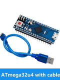 ATmega32u4 5V 16Mhz Expansion Board Module Arduino Micro Compatible Zpaxo Board with cable 1pcs