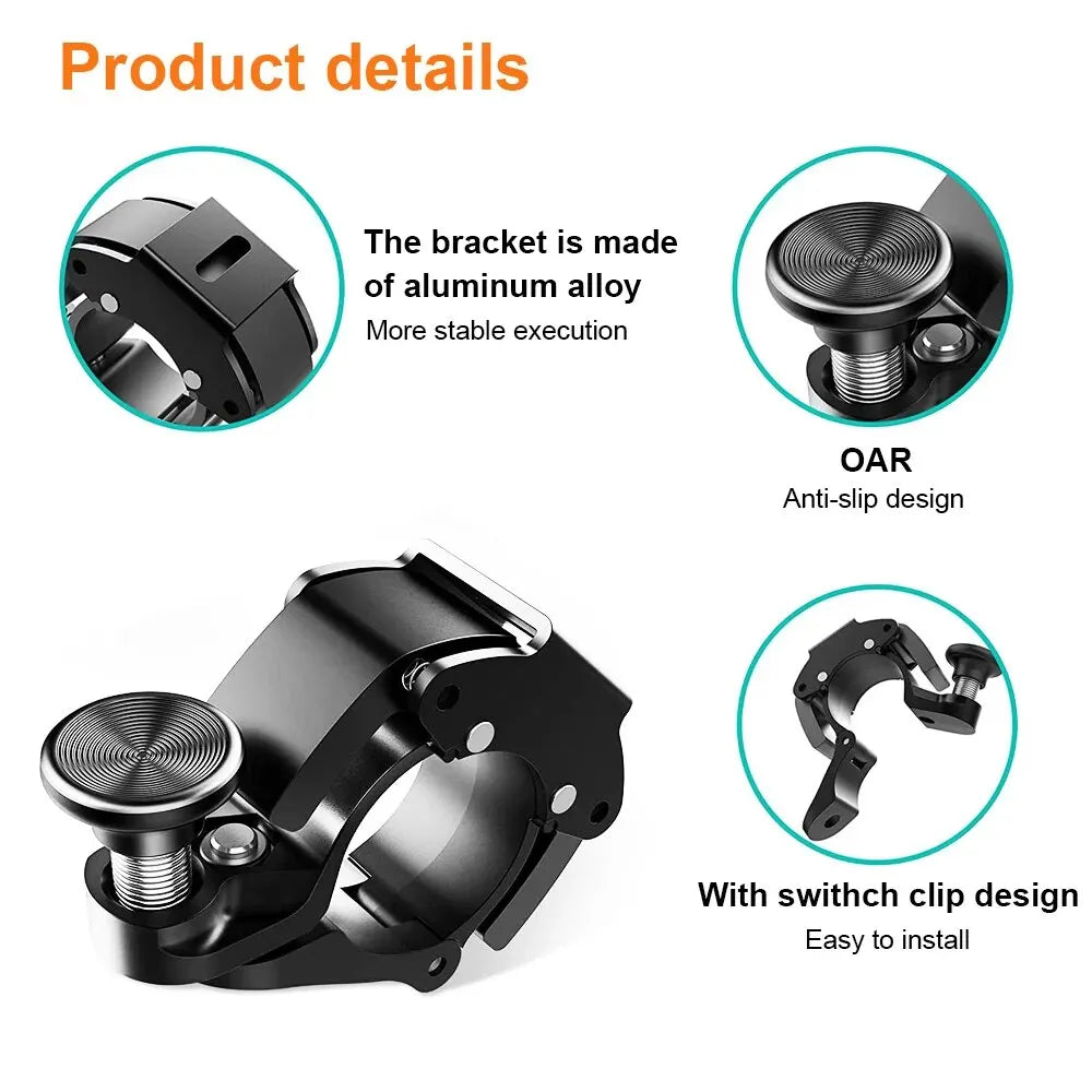New Stainless Bicycle Bell Ring MTB Cycling Horn Bike Handlebar Bell Crisp Sound Horn for Bicycle Safety Bike Accessories Zpaxo