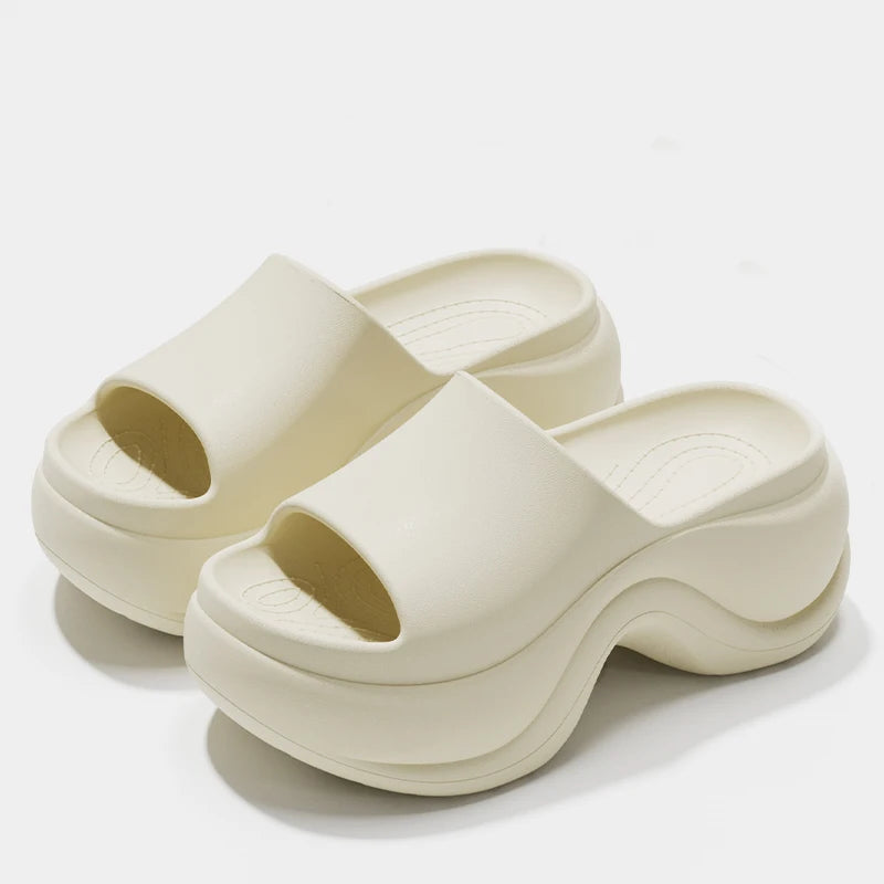 Thick Platform Women's Slippers Summer Outdoor Indoor Soft Sole Home