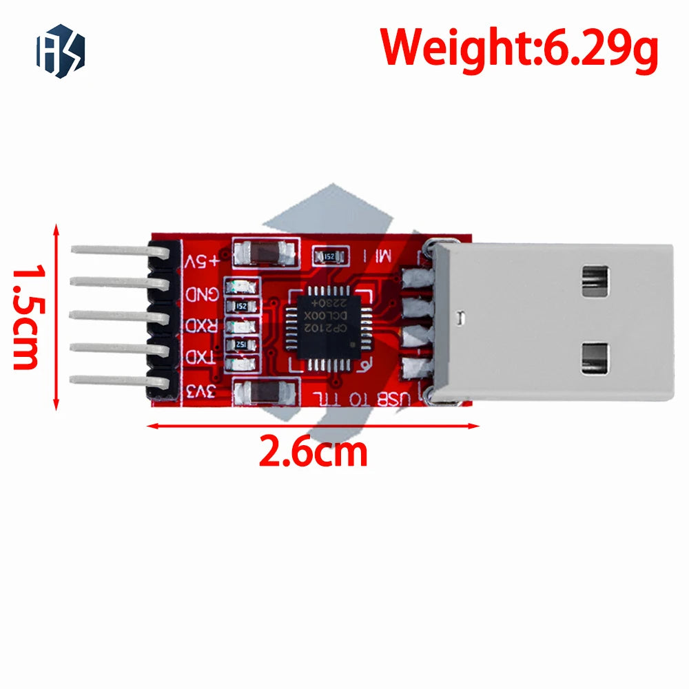 5-Pin Micro USB CP2102 Serial Converter 2 0 UART TTL Multi-chip FT232 Zpaxo