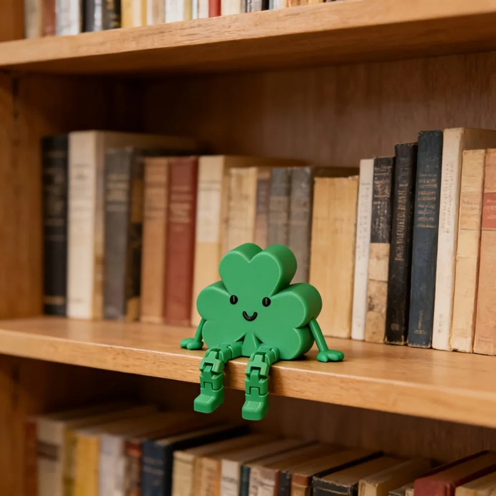 Irish Blessing Mini Shamrock Statue Lucky Charm Decoration Celtic
