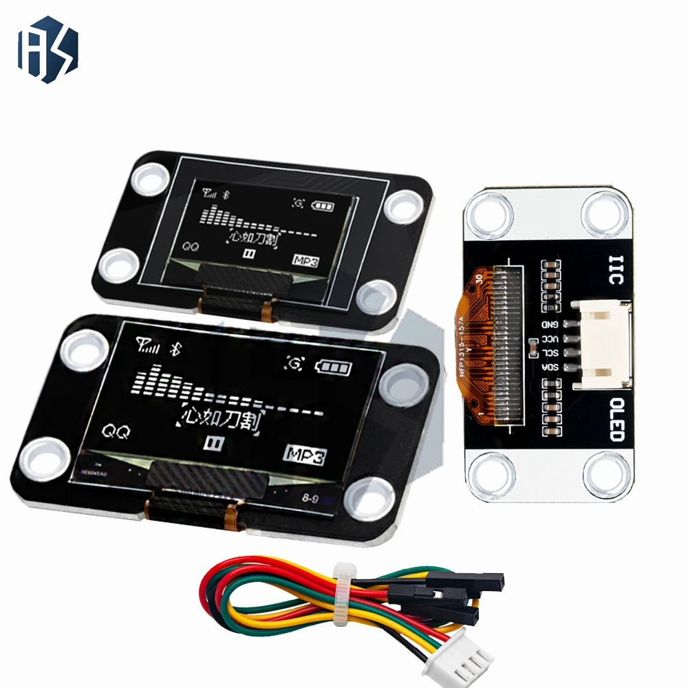 0 96-inch 1 3-inch White 12864 OLED Display Module IIC LCD Screen Zpaxo