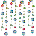 2M Colorful Bubble Garlands Ocean Themed Party Hanging Banner Under