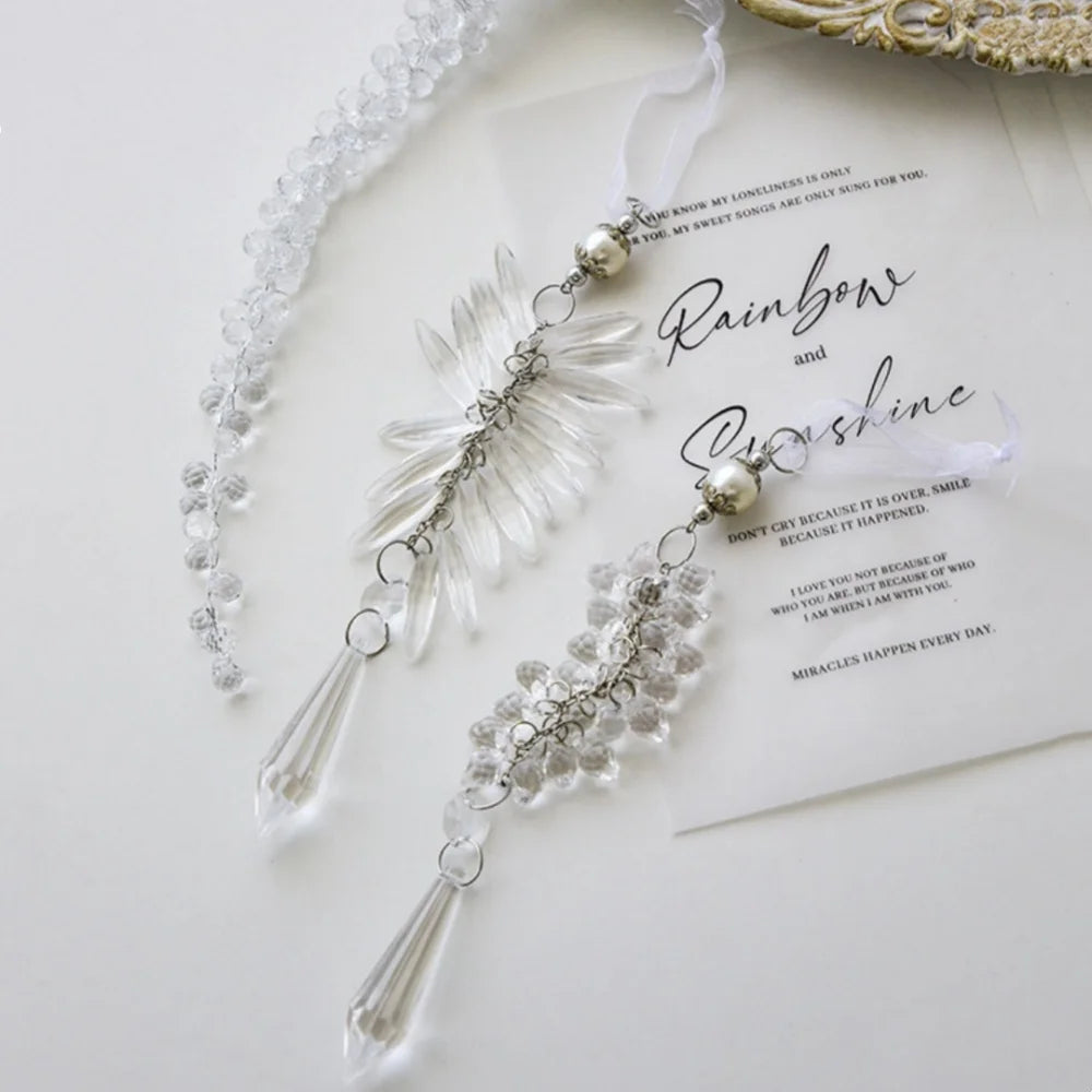 Crystal Acrylic Christmas Tree Ornaments – Icicle & Snowflake