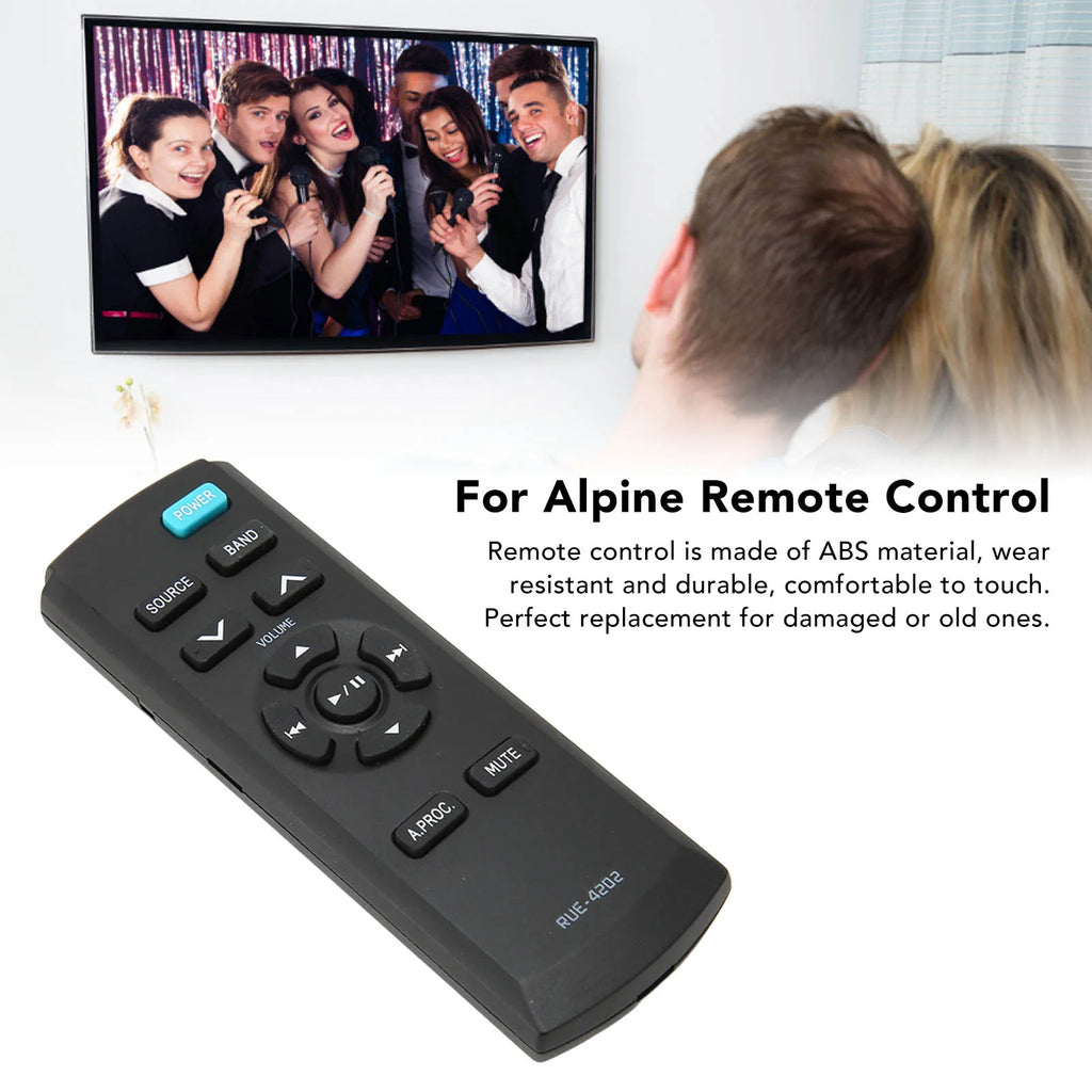 RUE 4202 for Alpine Remote Control ABS for CDE 124SXM CDE 175BT UTE 73BT CDE 143BT CDE 190R IVA D300R CDE 164BT CDE 172BT Zpaxo