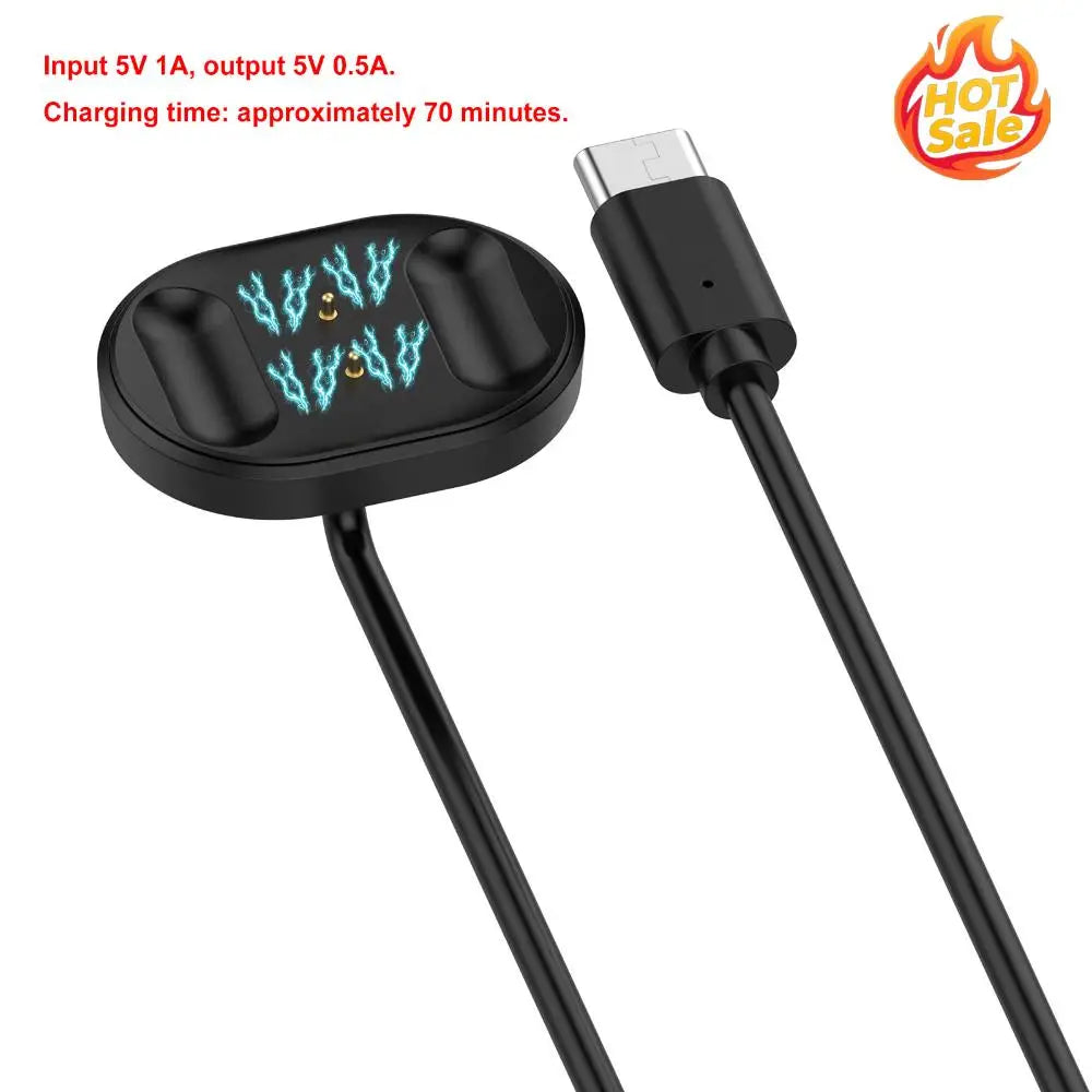 1m Data Sync Charging Cable for Meta Display Glasses Bracelet Charging Cable Data Cord Charger Adapter Charge Cord Replacement Zpaxo