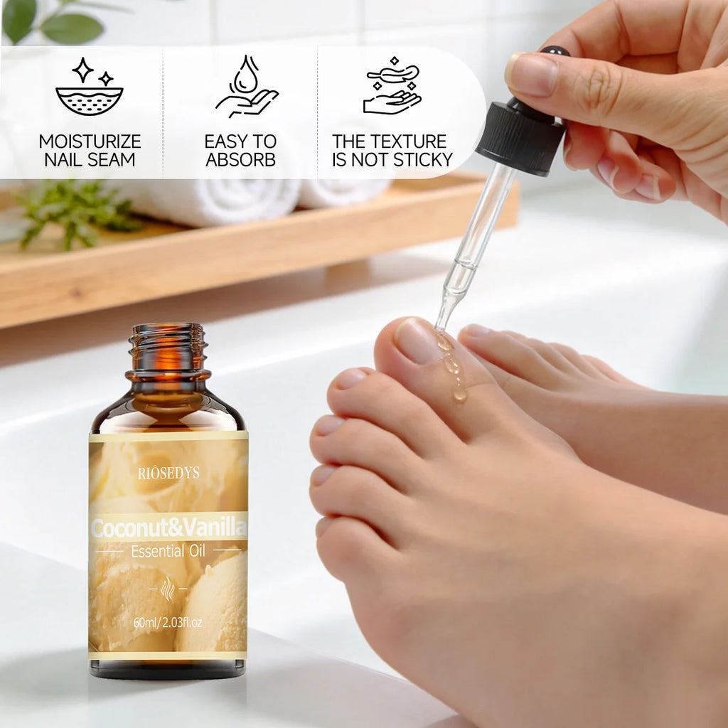 COCONUT VANILLA ESSENTIAL OIL Has Deep Nourishing Moisturizing Zpaxo