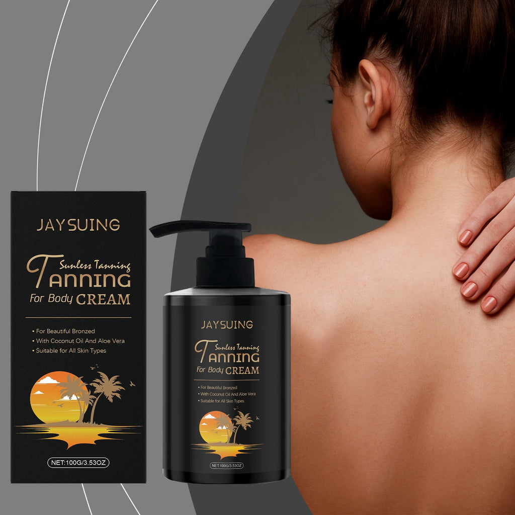 Jaysuing Sunless Self Tanner Moisturizing Bronzer Lotion Self Tanning Lotion Zpaxo