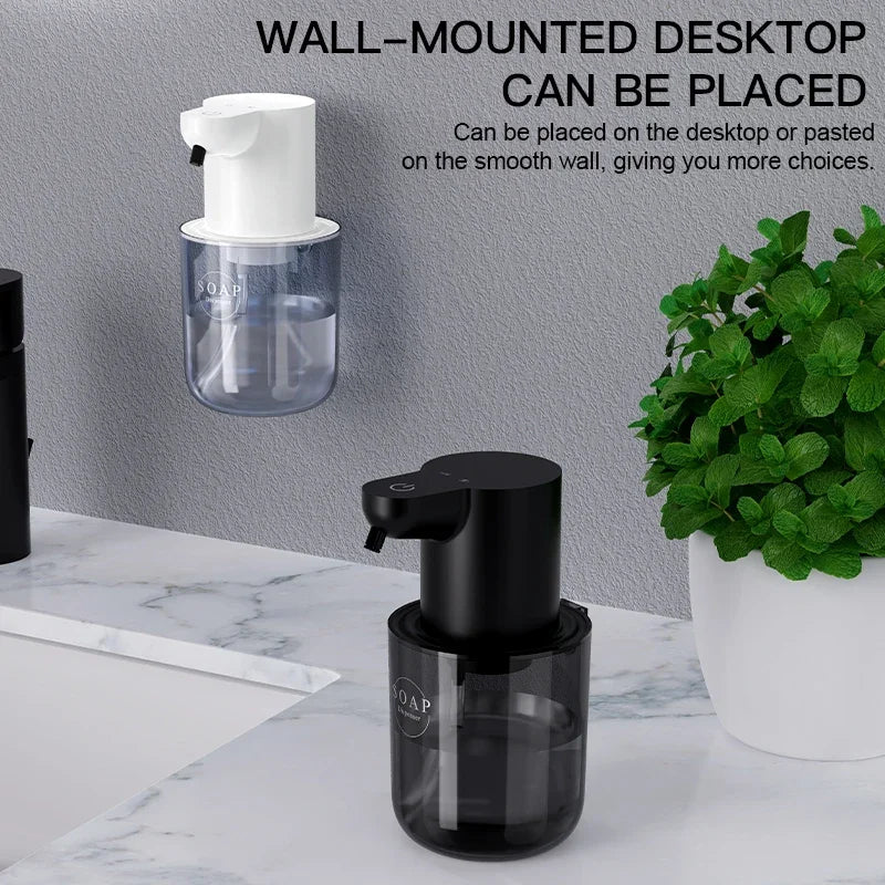 450ml Automatic Inductive Soap Dispenser USB Rechargeable Touchless Foam Soap Dispenser Smart Hand Washing Soap Dispenser Zpaxo
